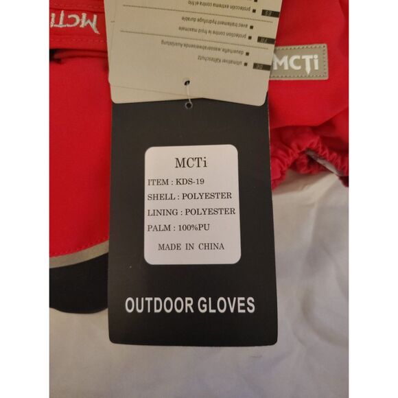NWT MCTi Kids Mittens Removable Sherpa Lining Size XXS Ski Snowboard Sled - Picture 5 of 7